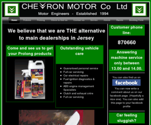 chevronmotor.co.uk: Chevron Motor Co Ltdt
 Chevron Motor Co Ltd, for all car services and repairs in Jersey, CI. GTbyCitroen,Citroen, Peugeot, Renault, Mazda, Mercedes, Audi, All japanese and Koreen cars, etc... Car air conditioning, car tuning, car customising