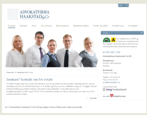 haakstadco.no: Advokatfirma Haakstad & Co
Advokatfirma Haakstad & Co DA er et moderne advokatfirma som tilbyr allsidig juridisk bistand til privatpersoner, næringsliv, offentlige myndigheter m.v. Vi bistår med rådgivning og tvisteløsning, og er løsningsorienterte og kostnadsbevisste.