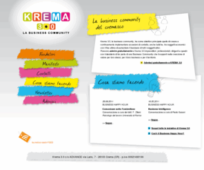 krema3punto0.it: Krema 3.0 - Business Community di Crema e cremasco
Krema 3.0 - Business Community di Crema e cremasco