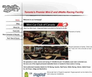 minicarclubofcanada.com: Mini-Z & dNaNo R/C car racing sales & track
Premier Mini-Z and dNaNo R/C sales and race track