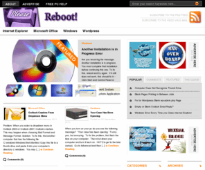 pleasereboot.com: Computers and Computer Help
Fix your computer at home with this pc help.
