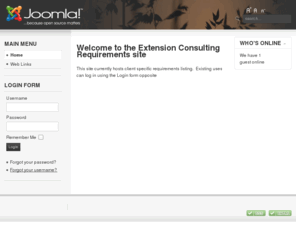 reqsite.com: ECL Requirements Site
Joomla! - the dynamic portal engine and content management system