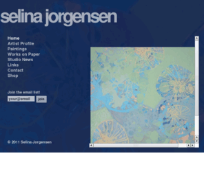 selinajorgensen.com: Selina Jorgensen - Visual Artist - Home
Selina Jorgensen - Visual Artist