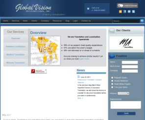 translationinsight.com: Software Localization, Website Translation, Medical Translation | GlobalVision
Translation Localization Services for High-Tech Companies | Software Localization, Website translation, Medical Translation, Product Localization, Technical Translation