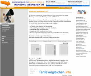 werbung-inserieren.de: Werbung-Inserieren.de
Online Werbung als Text Logo oder Bannerwerbung für den Raum Iserlohn Hagen Dortmund Menden oder Hemer.