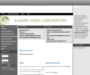 aaphclab.info: Home - Mambo
This site provides pertinent information from the Albany Area Laboratory. (C) T. Gyorfi, 2010