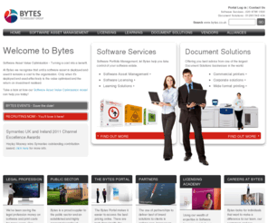 bytes.co.uk: Software Services and Document Solutions | Bytes Technology Group
At Bytes we recognise that until a software asset is deployed and used it remains a cost to the organisation. Only when it's deployed and used effectively is the value optimised and the return on investment realised.