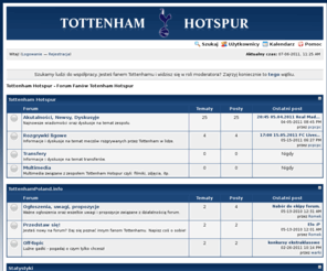 tottenhampoland.info: Tottenham Hotspur - Forum Fanów Totenham Hotspur
Zapraszamy serdecznie na nieoficjalne polskie forum fanów Tottenham Hotspur. Ciekawostki, newsy oraz wiele ciekawych dyskusji. Zarejestruj się już teraz!