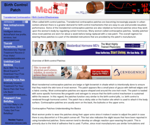 transdermalcontraceptive.com: Transdermal Contraceptive -- Skin Patch Birth Control
Prevent pregancy with the birth control skin patch.  Free samples and coupons.