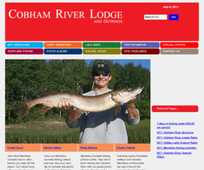 cobham-river-lodge.com: Manitoba Northern Pike Fishing, Manitoba Fishing Lodge, Fly-in Manitoba Fishing Lodge, Manitoba Fishing
Cobham River Lodge offers trophy northern pike, canadian walleye fishing, and Manitoba Canada's finest fly-in outposts located in Northern Manitoba