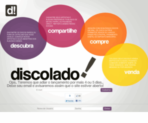 discolado.com: Discolado! Discos novos e usados!
Discolado! Discos novos e usados!