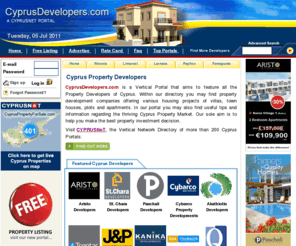 premiumportals.com: Cyprus Property Developers
Cyprus Property For Sale by Cyprus Developers. Use Cyprus Property Developers to find Villas, Houses, Apartments, flats, land, commercial property and offices to Buy or Rent