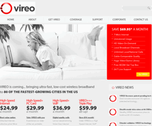 vireobroadband.com: VIREO Wireless Broadband
VIREO is bringing the first truly cost-effective wireless digital television and high-speed data terrestrial broadcasting service to 80 markets across the US