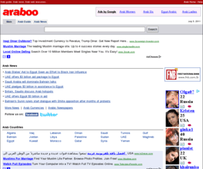 vsouk.com: Arab News, Arab World Guide - Araboo.com
Arab at Araboo.com - A comprehensive Arab Directory, with categorized links to Arabic sites, news, updates, resources and more.