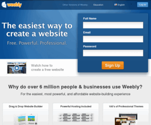 weebly.com: Weebly - Create a free website and a free blog
Named one of TIME's 50 Best Websites, Weebly has an easy, drag & drop interface to create your own website. It's free, powerful, and professional.