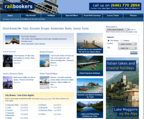 brussels-bookers.com: Short Breaks and Holidays by Eurostar and Train - Railbookers
Short Breaks and Holidays by Eurostar and Train: Railbookers