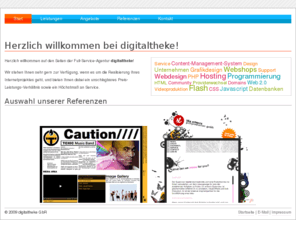 digitaltheke.com: digitaltheke - Webdesign, Webprogrammierung, Webhosting
Die Full-Service-Agentur digitaltheke bietet Webdesign, Webprogrammierung, Webhosting und Grafikdesign zu einem fairen Preis.