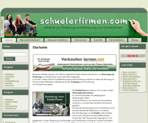 schuelerfirmen.com: Schülerfirmen gründen, Bundesweite Schülerfirmen Portal, Existenzgründung, Schülerfirmen idee, Businessplan erstellen, Klasse Unternehmen, Juniorfirma
Wichtige und aktuelle Informationen zur Gründung einer Schülerfirma in Deutschland. Schülerfirmen-Portal mit aktuellen News.