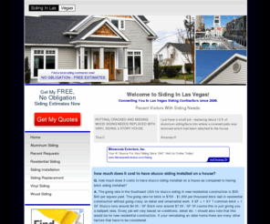 sidinginlasvegas.com: Las Vegas Siding
Adding new siding can help you change the drab appearance of your home into a more pleasing and aesthetic look.