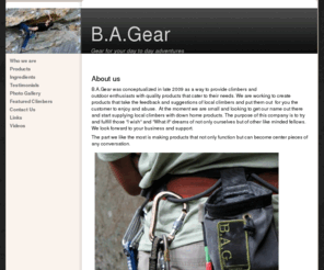 bagearoutdoors.com: Who we are - B.A.Gear
Home Grown