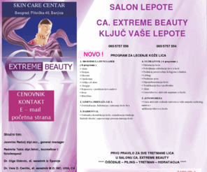 ca-extremebeauty.rs: CA Extreme Beauty Salon lepote
