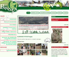 rutaspangea.com: Educación y deporte en la naturaleza - PANGEA
Asesoramiento técnico y coordinación de actividades en el medio rural. Realización de grandes travesías en bicicleta de montaña o carretera por España