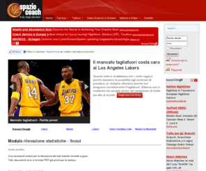 spaziocoach.it: Home
SpazioCoach - Il sito degli allenatori di Basket. Attacco, Difesa, Esercizi sui fondamentali, Piani di Allenamento, Schemi e in più le ultime notizie sulla Pallacanestro e i migliori video Italiani, dell'Eurolega e del Basket NBA.