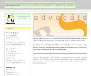 advocatsfigueres.com: Advocats Figueres. Despatx dadvocats format per un equip professional amb experiència en els diversos camps del dret i de leconomia que permet donar al client uns serveis multidisciplinaris.
Advocats Figueres. Despatx dadvocats format per un equip professional amb experiència en els diversos camps del dret i de leconomia que permet donar al client uns serveis multidisciplinaris.