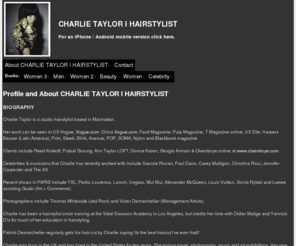 charlietaylorportfolio.com: CHARLIE TAYLOR I HAIRSTYLIST
 
