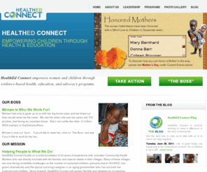 healthedconnect.org: HealthEd Connect
HealthEd Connect strives to empower women and children through evidence-based education, health, and advocacy programs