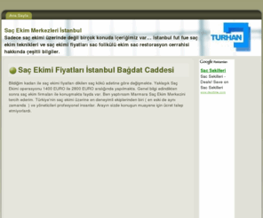 ve.name.tr: Saç Ekimi Merkezleri Saç Mezoterapisi
Saç ekim Istanbul fut fue saç ekim teknikleri ve saç ekimi fiyatları sac folikülü ekim sac restorasyon cerrahisi hakkında çeşitli bilgiler.