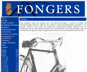 fongers.net: Fongers.net Homepage
Fongers.net, de website over het fietsmerk Fongers