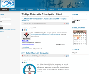 matematikolimpiyati.com: Türkiye Matematik Olimpiyatları Sitesi
Türkiye Matematik Olimpiyatları Sitesi