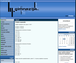 trema.hr: III. gimnazija Split - Naslovnica
