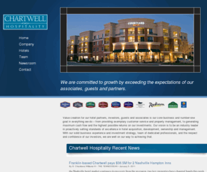 chartwellhospitality.com: Chartwell Hospitality. Exceeding Expectations.
Chartwell Hospitality is a company committed to growth by exceeding the expectations of our associates, guests and partners.