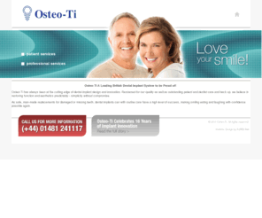 osteo-ti.com: Osteo-Ti British Dental Implant System
Osteo-Ti British Dental Implant System