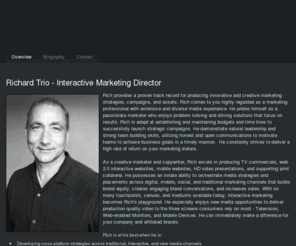 richardtrio.com: - Overview
Marketing Consultant
