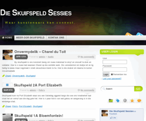 skuifspeld.com: Die Skuifspeld Sessies « Waar kunstenaars kan connect.
Waar kunstenaars kan connect.