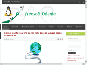 freesoftoriente.com: Comunidad FreeSoft Oriente
Comunidad FreeSoft Oriente