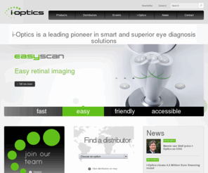 i-optics.net: i-Optics
i-Optics provides easy to use, high quality confocal cameras for screening your patients on Diabetic Retinopathy