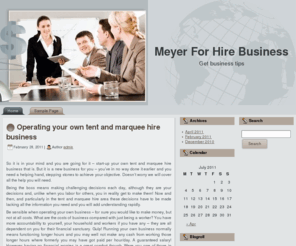 meyerforhire.com: Meyer For Hire Business
