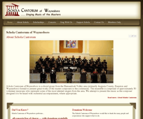 scholawaynesboro.org: Schola Cantorum of Waynesboro
Joomla! - the dynamic portal engine and content management system