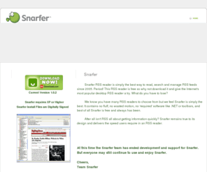 snarfer.org: Snarfer RSS Reader - Leading RSS Reader since 2005
