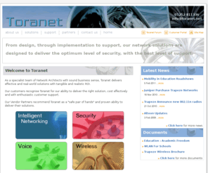 tora.net: Welcome to Toranet - Fleet,  Hampshire, UK
Toranet Ltd delivers secure voice and data solutions, protecting our customers from Hackers, Intruders, Interference and network abuse.