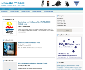 unidataphones.com: UniData-Phones.de
UniData VoIP Distribution - Wireless IP phone