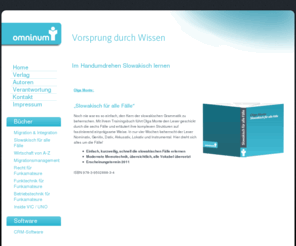 easyslovak.com: Im Handumdrehen Slowakisch lernen
omninum-Vorsprung durch Wissen