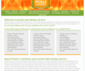 pickle-designs.com: Atlanta Web Design Company
 A professional custom web development company giving web design services and web hosting service at affordable rates in USA and Pakistan.  