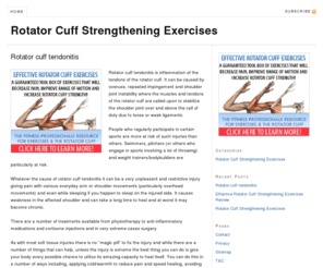 cuff rotator exercises strengthening