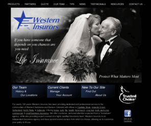 westerninsurors.com: Western Insurors agency provides home, life, health, auto, crop, personal and recreational insurance services to consumers and business owners in western Nebraska with locations in Ogallala, North Platte, Sutherland and Grant Nebraska
Insurance services