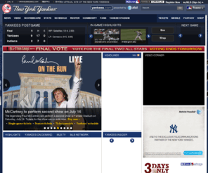 yankeeslive.com: The Official Site of The New York Yankees | yankees.com: Homepage
Major League Baseball